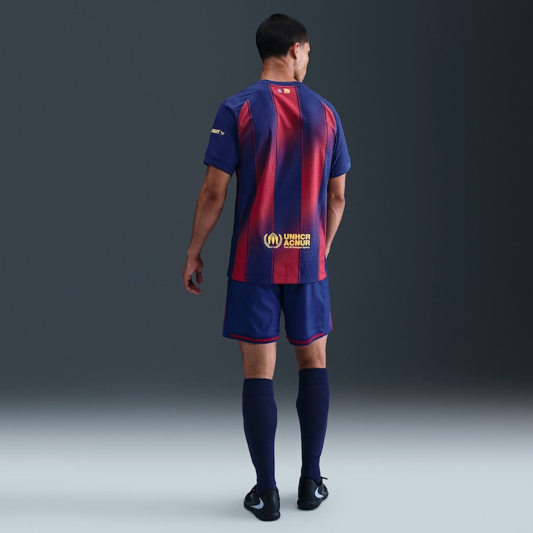 Camisa Barcelona Nike I 2025/26 Jogador Masculina - Foto 5