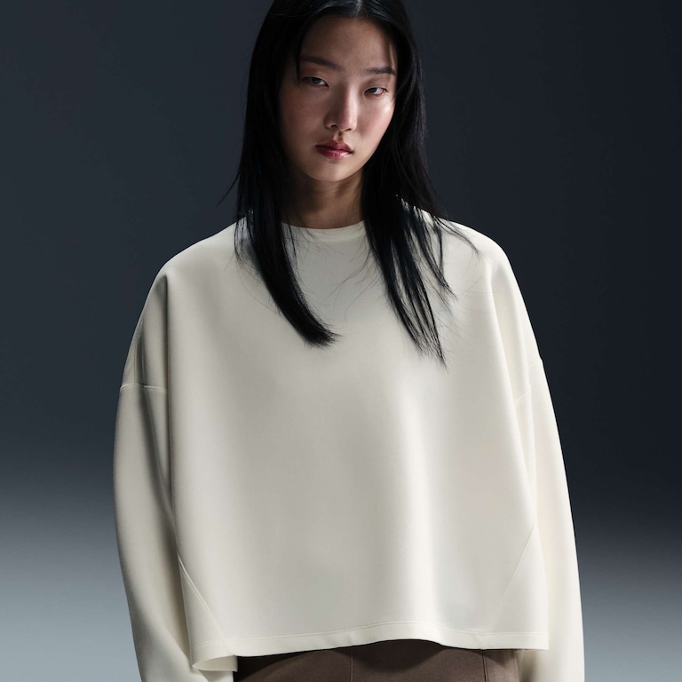 Blusão Nike Crew Soft Knit 24.7 Feminino - Foto 1