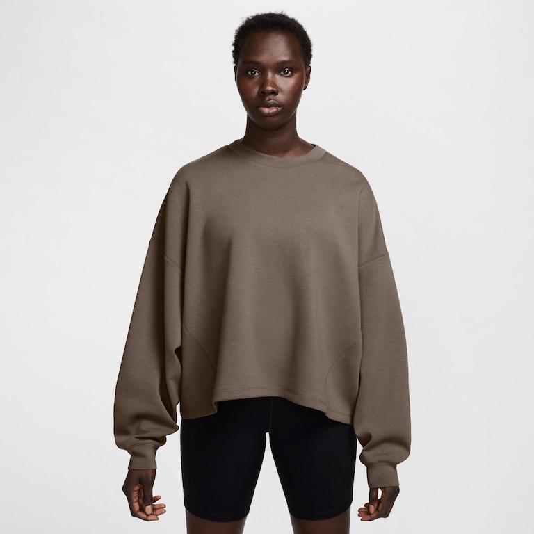 Blusão Nike Crew Soft Knit 24.7 Feminino - Foto 1