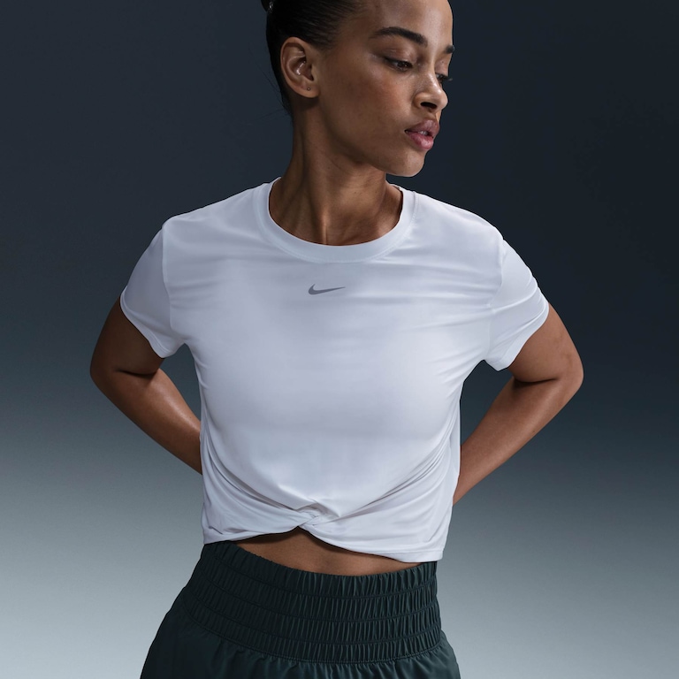 Camiseta Nike One Classic Cropped Feminina - Foto 1