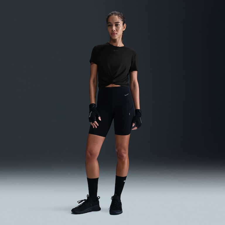 Camiseta Nike One Classic Cropped Feminina - Foto 4