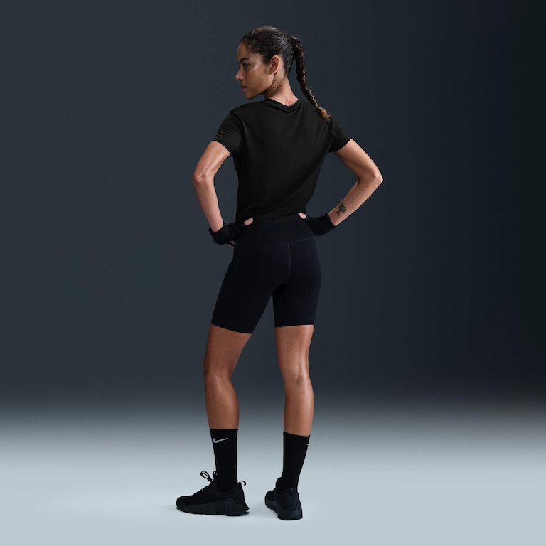 Camiseta Nike One Classic Cropped Feminina - Foto 5