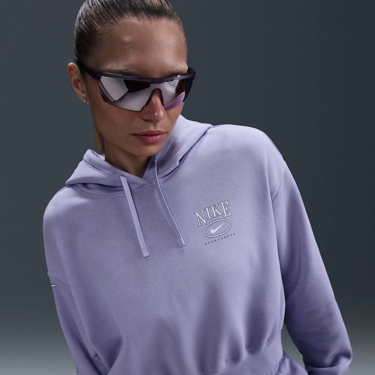 Blusão Nike Sportswear Club Fleece Feminino - Foto 1