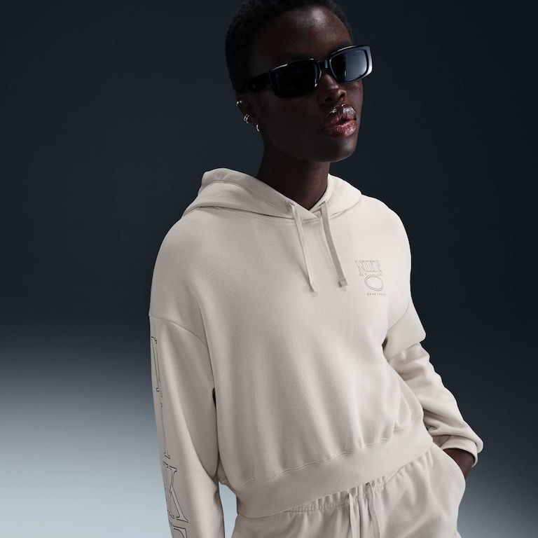 Blusão Nike Sportswear Club Fleece Feminino - Foto 1