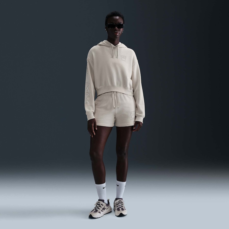 Blusão Nike Sportswear Club Fleece Feminino - Foto 4