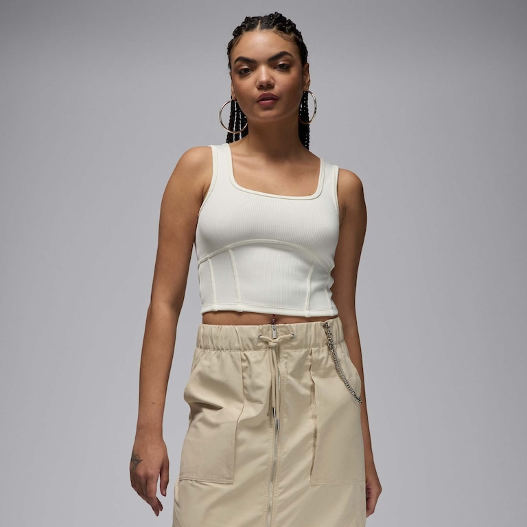 Regata Jordan Cropped Lifestyle Feminina - Foto 1