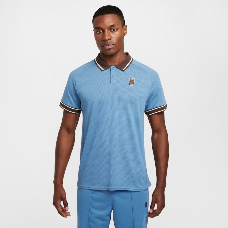 Camisa Polo NikeCourt Heritage Masculina - Foto 1