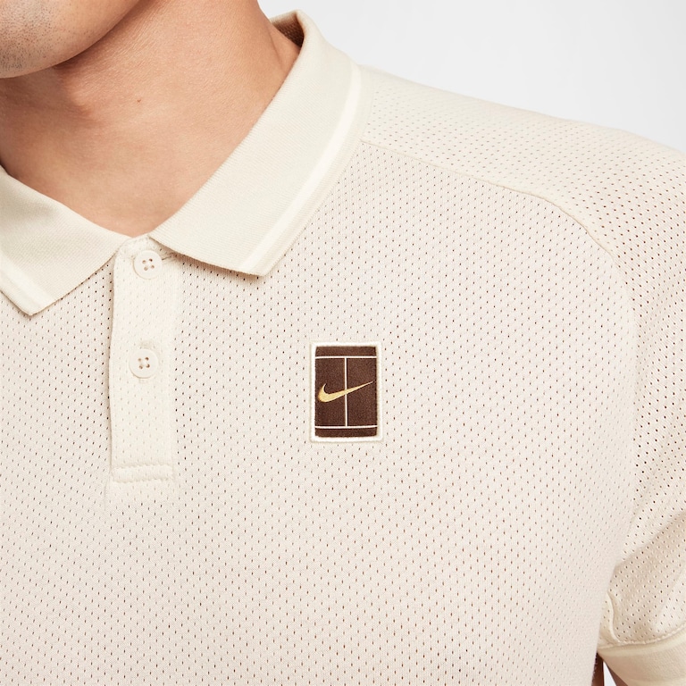 Camisa Polo NikeCourt Heritage Masculina - Foto 4