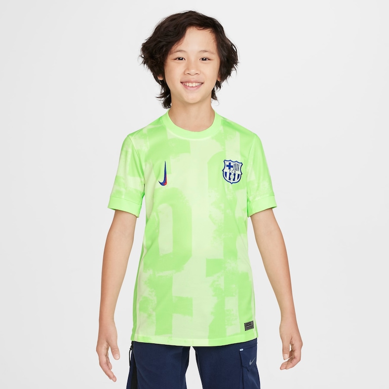 Camisa Nike FC Barcelona III 2024/25 Torcedor Pro Infantil - Foto 1