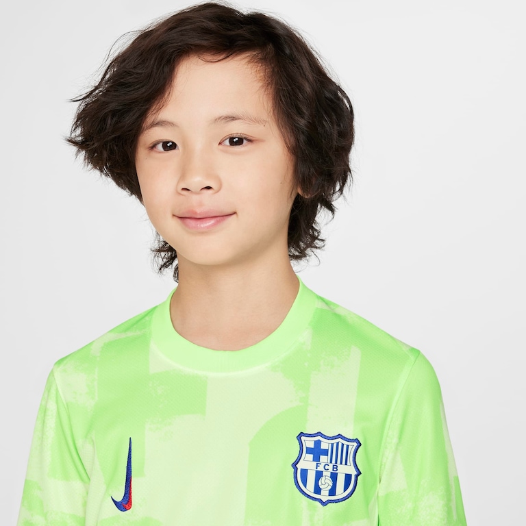 Camisa Nike FC Barcelona III 2024/25 Torcedor Pro Infantil - Foto 3