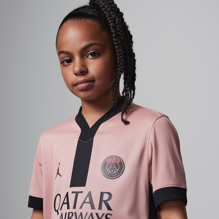 Camisa Nike Paris Saint-German III 2024/25 Torcedor Pro Infantil - Foto 3