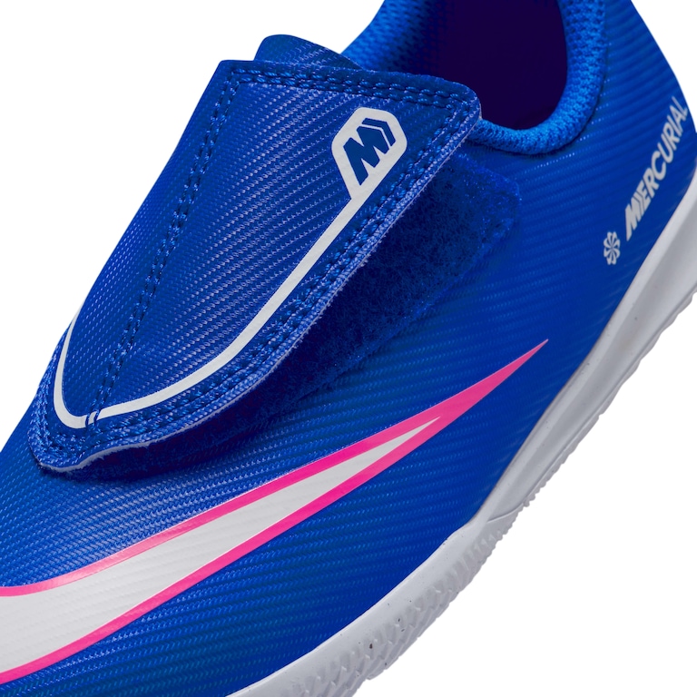 Chuteira Futsal Nike Mercurial Vapor 16 Club Low Infantil - Foto 7