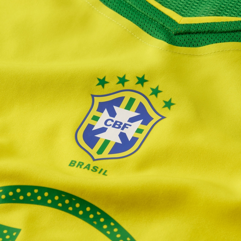 Camisa Brasil Nike Reedição Total 90 Ronaldinho Masculina - Foto 5