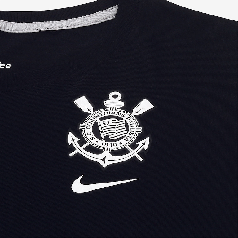 Camiseta Nike Corinthians Crest Feminina - Foto 3