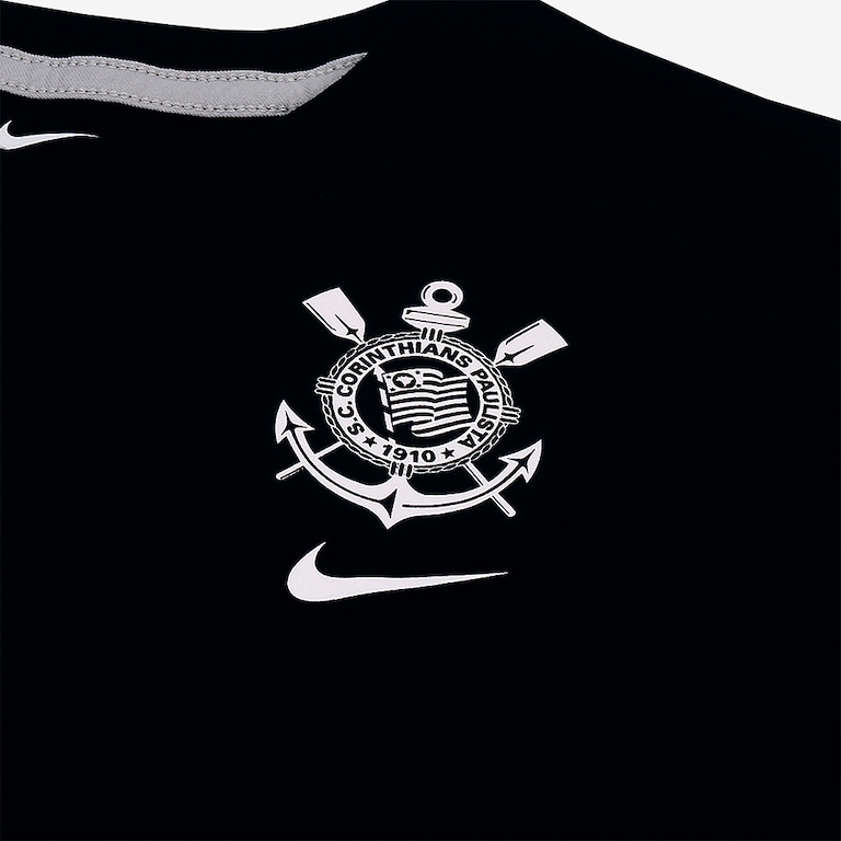 Camiseta Nike Corinthians Crest Infantil - Foto 3