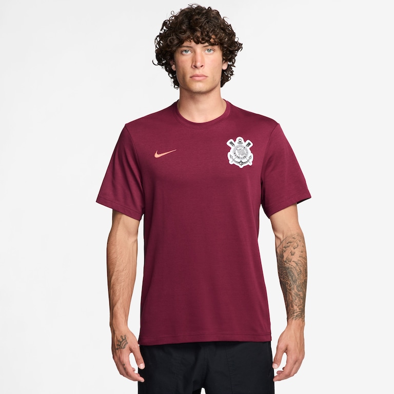 Camiseta Nike Corinthians Travel Masculina - Foto 1