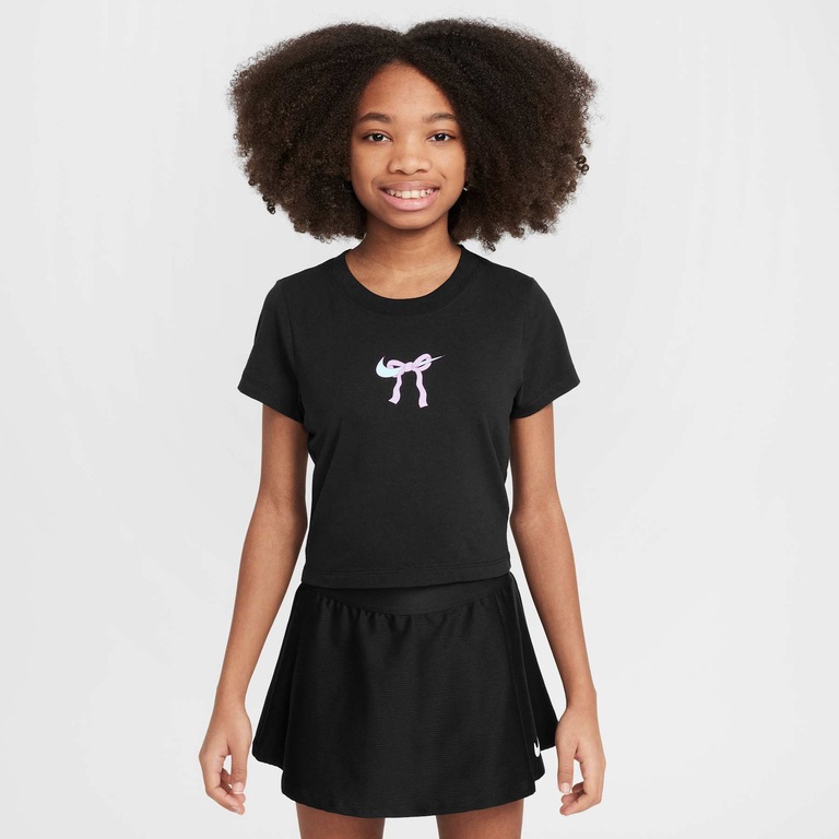 Camiseta Nike Sportswear Bow Infantil - Foto 1