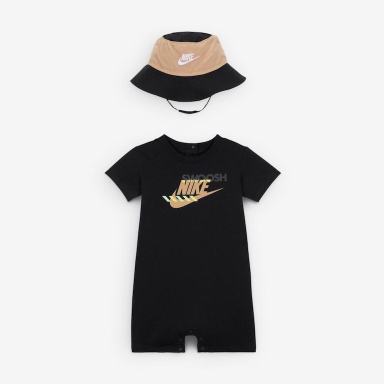 Conjunto Nike Romper e Chapéu infantil - Foto 1