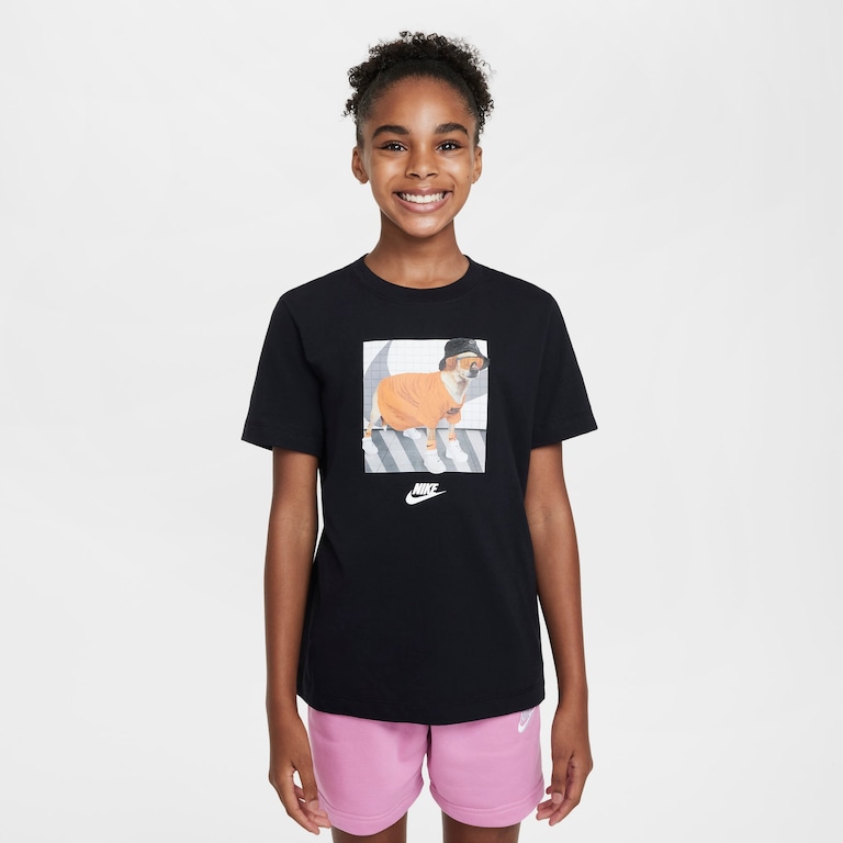 Camiseta Nike Sportswear Adapt Infantil - Foto 1