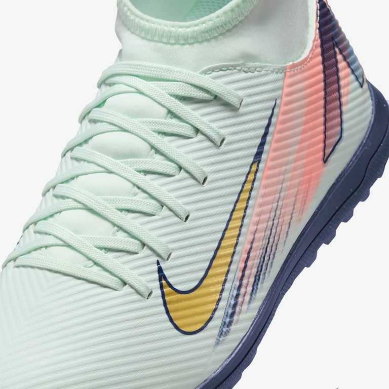 Chuteira Nike Jr Mercurial Superfly 10 Club Infantil Society - Foto 7