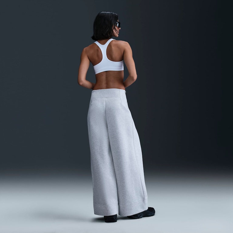 Calça Nike Sportswear Fleece Wide Feminina - Foto 4