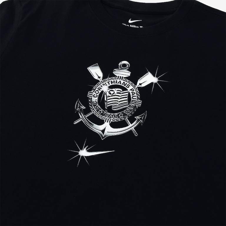 Camiseta Nike Corinthians Crest Masculina - Foto 3