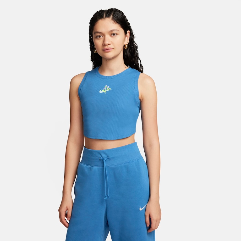 Regata Nike Sportswear Cropped Essentials Feminina - Foto 2