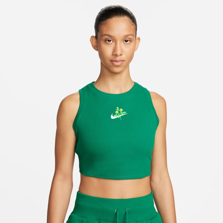 Regata Nike Sportswear Cropped Essentials Feminina - Foto 2