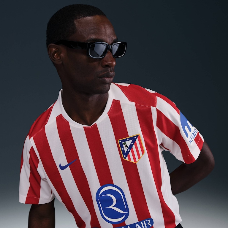 Camisa Nike Atlético de Madrid I 2025/26 Torcedor Pro Masculina - Foto 3