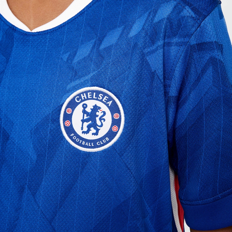 Camisa Nike Chelsea I 2025/26 Torcedor Pro Infantil - Foto 6