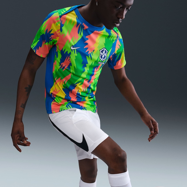Camiseta Nike Brasil Academy Pro Masculina - Foto 3