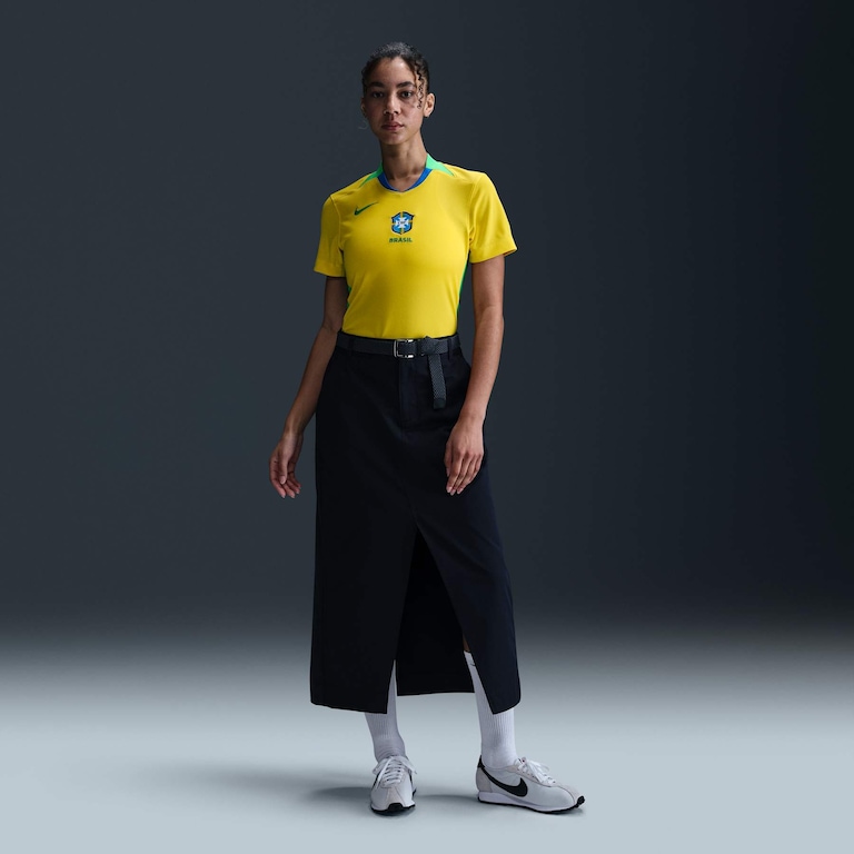 Camisa Nike Brasil I 2025/26 Torcedora Pro Feminina - Foto 4