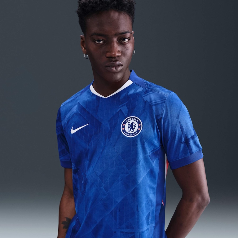 Camisa Nike Chelsea I 2025/26 Torcedor Pro Masculina - Foto 1