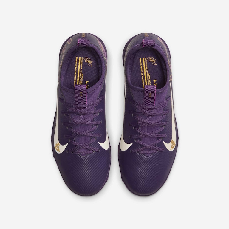 Chuteira Nike Zoom Vapor 16 Academy Kylian Mbappé Infantil Society - Foto 4