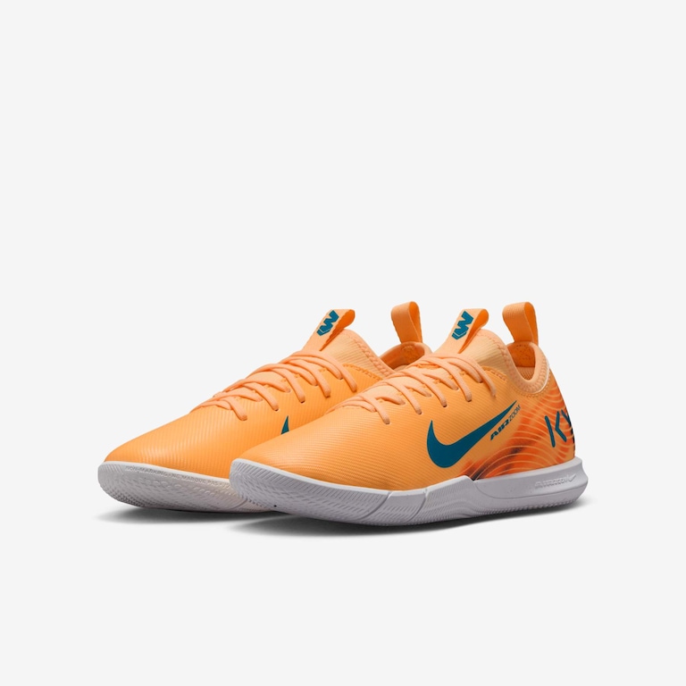 Chuteira Nike Zoom Vapor 16 Academy Kylian Mbappé Infantil Futsal - Foto 5