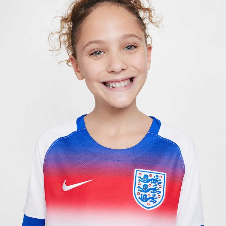 Camisa Nike Inglaterra I 2025/26 Torcedor Pro Infantil - Foto 3