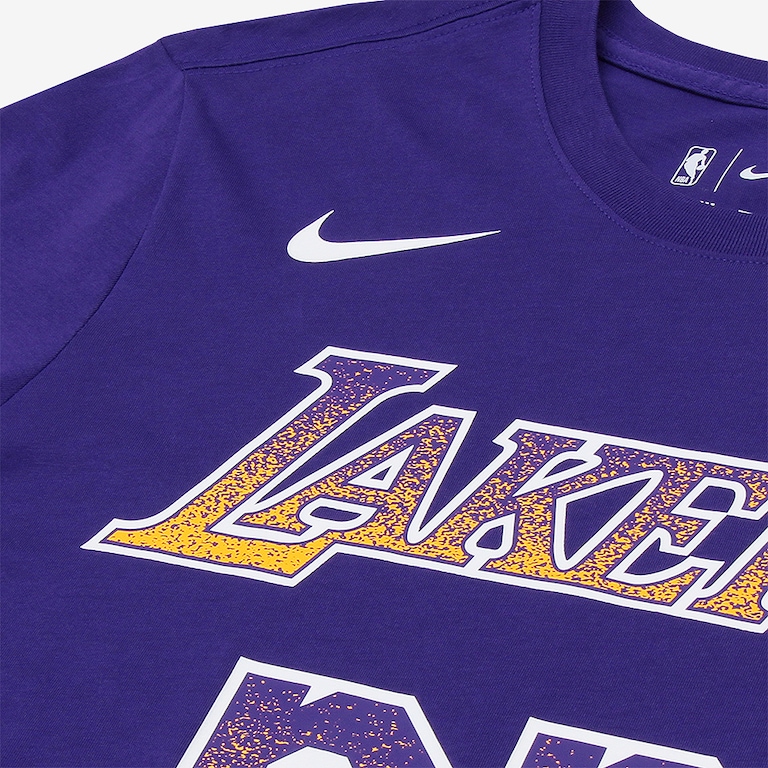 Camiseta Nike LeBron James Los Angeles Lakers Masculina - Foto 5