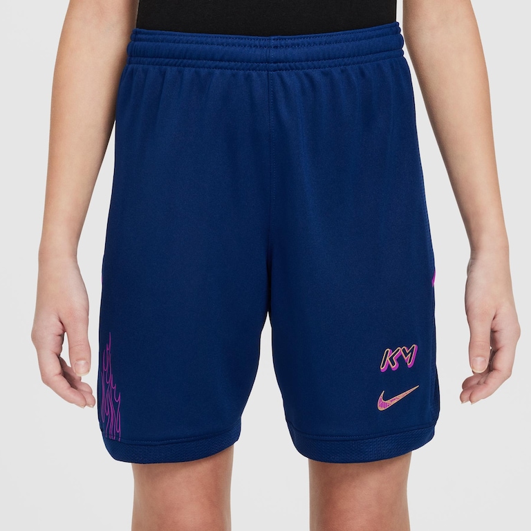 Shorts Nike Dri-FIT Kylian Mbappé Infantil - Foto 3