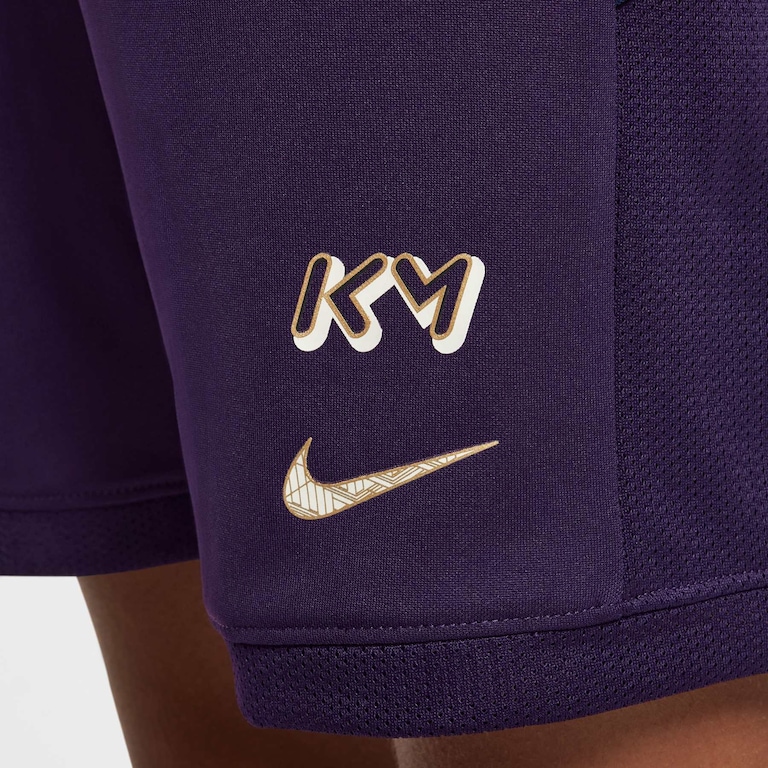 Shorts Nike Dri-FIT Kylian Mbappé Infantil - Foto 7