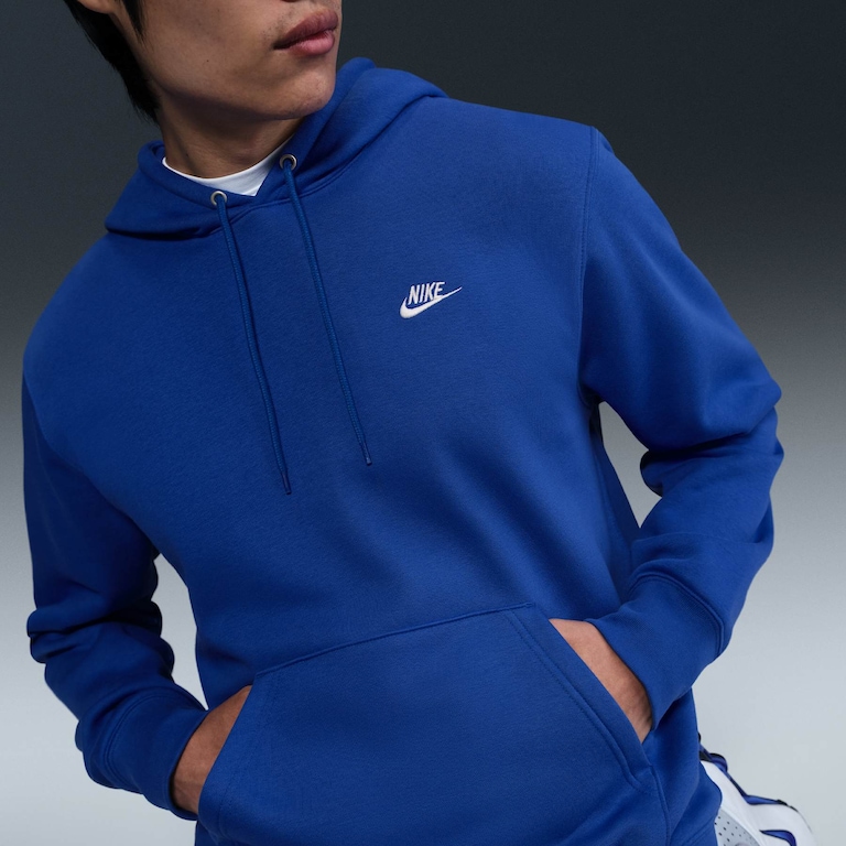 Blusão Nike Club Fleece Masculino - Foto 3