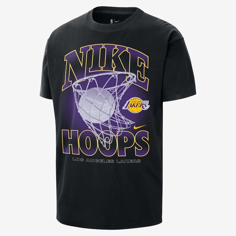 Camiseta Nike Max90 Los Angeles Lakers Masculina - Foto 1