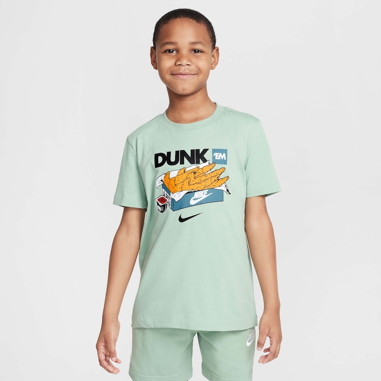 Camiseta Nike Sportswear Dunk Infantil - Foto 1