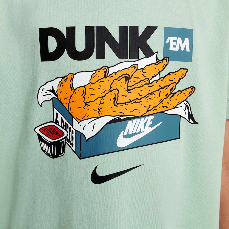 Camiseta Nike Sportswear Dunk Infantil - Foto 4