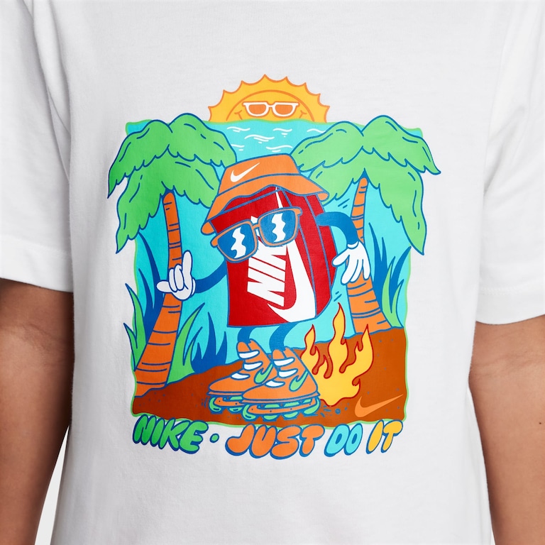 Camiseta Nike Sportswear Boxy 3 Infantil - Foto 4
