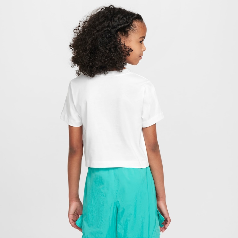 Camiseta Nike Sportswear Cropped Infantil - Foto 2
