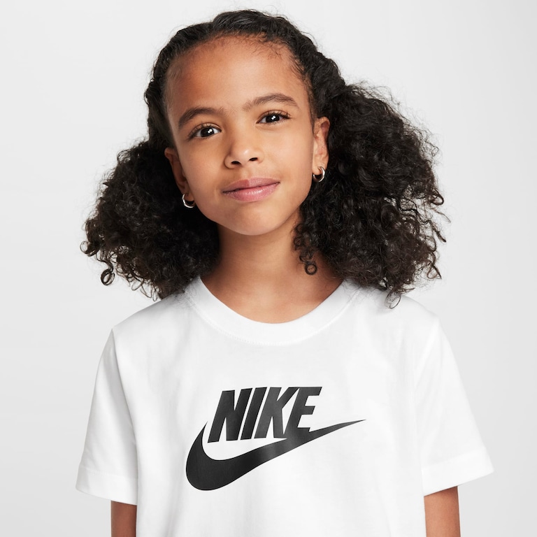 Camiseta Nike Sportswear Cropped Infantil - Foto 3