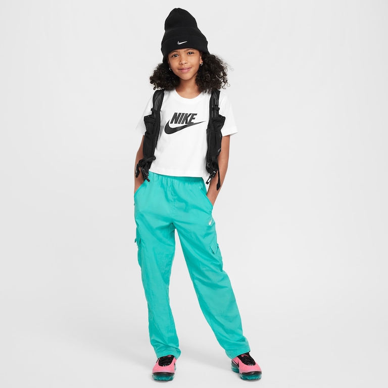 Camiseta Nike Sportswear Cropped Infantil - Foto 4