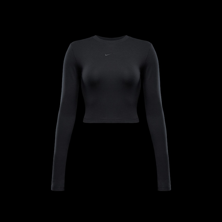 Camiseta Nike Sportswear Cropped Chill Knit Feminina - Foto 6