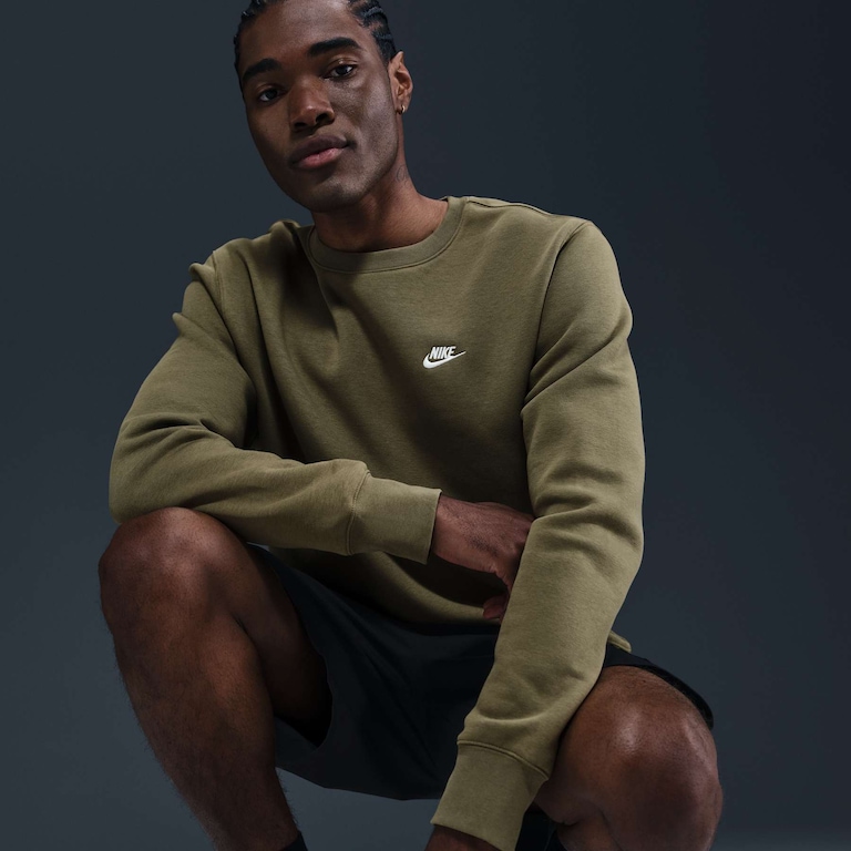 Blusão Nike Club Crew Masculino - Foto 3