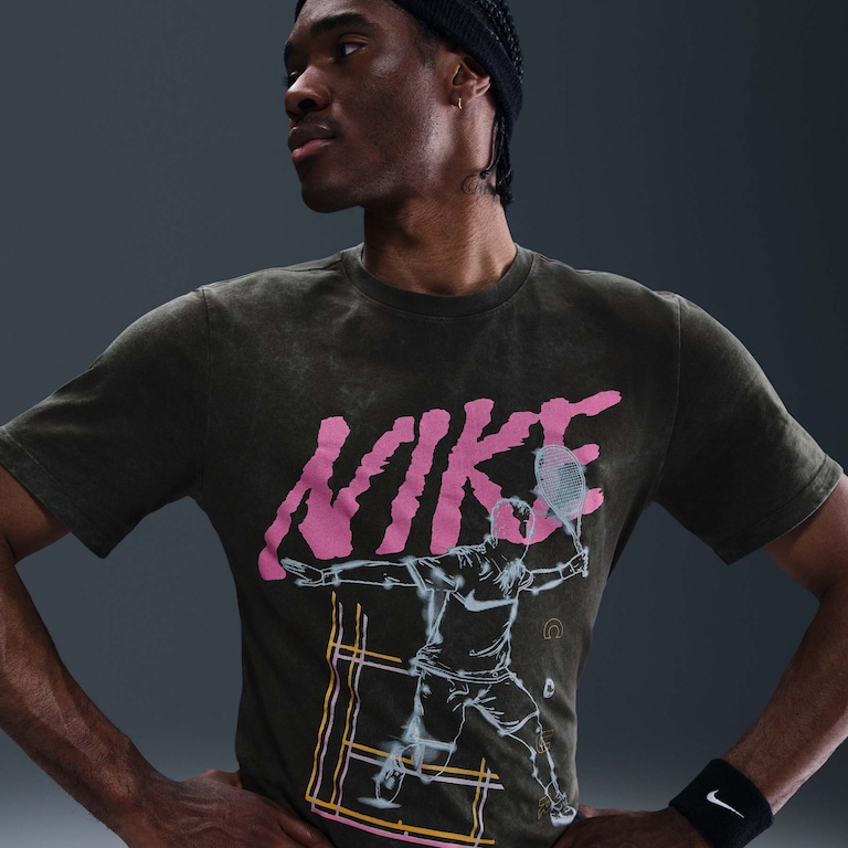 Camiseta Nike Court OC Masculina - Foto 3